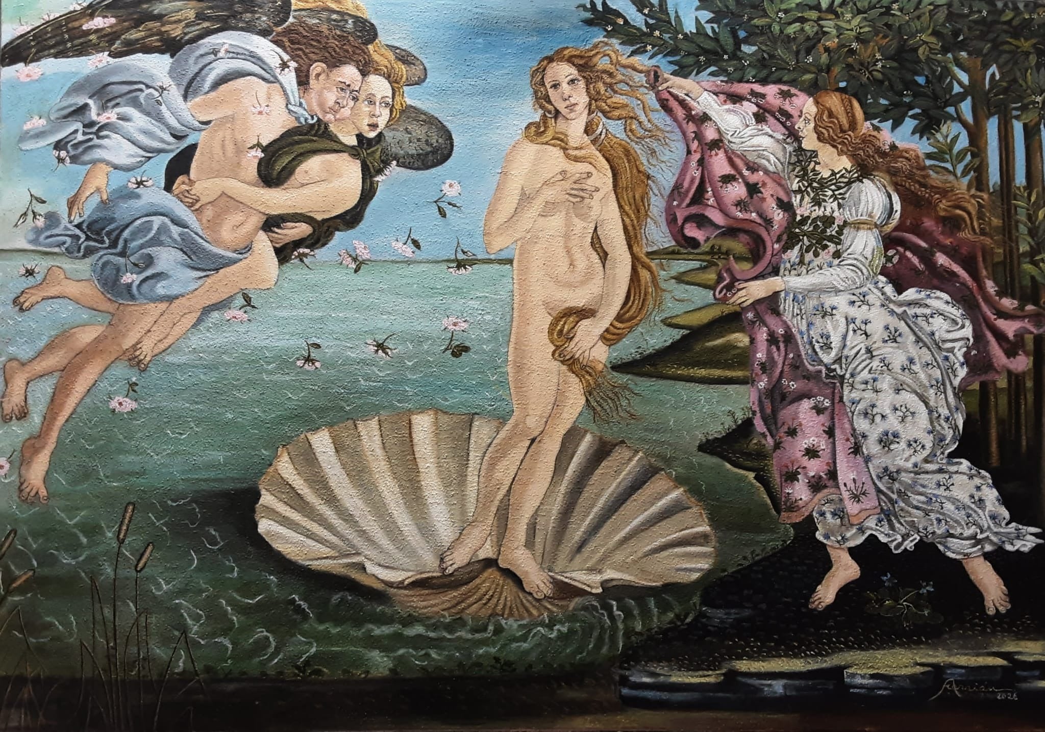 El Nacimiento de Venus (Homenaje a Botticelli).