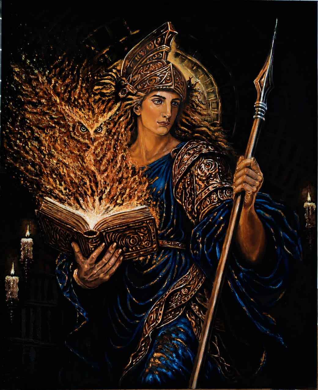 Atenea. La llama del Conocimiento.